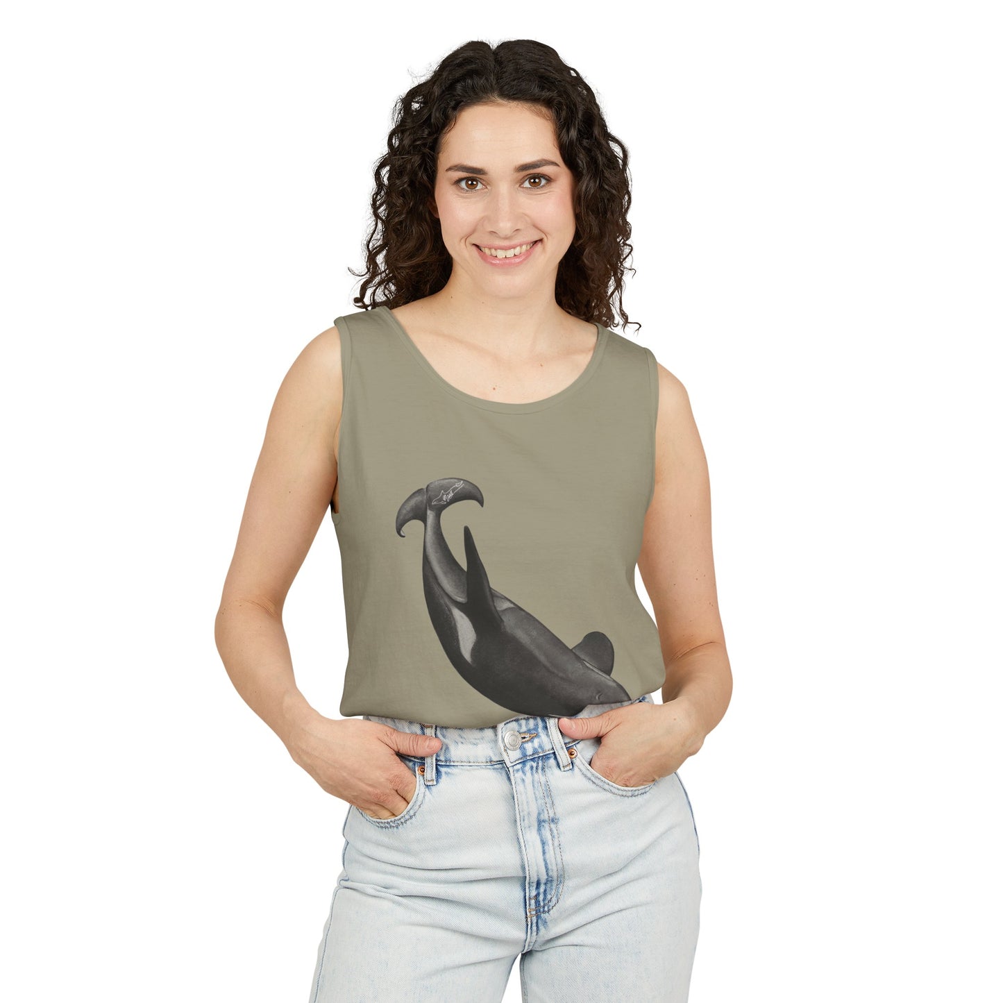 Orca Unisex Garment-Dyed Tank Top