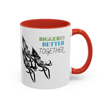 Squid Bigger and Better Together Accent Coffee Mug, 11oz