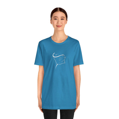 Manta Ray inverted Unisex Jersey Short Sleeve Tee