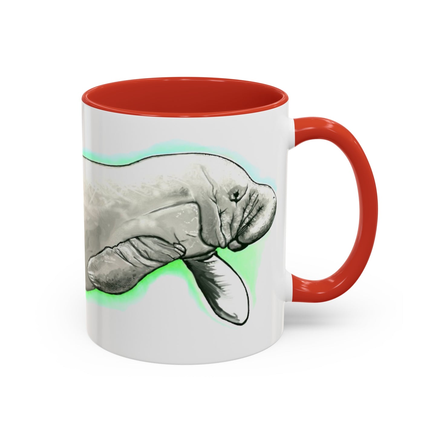 Manatee Accent Coffee Mug (11, 15oz)