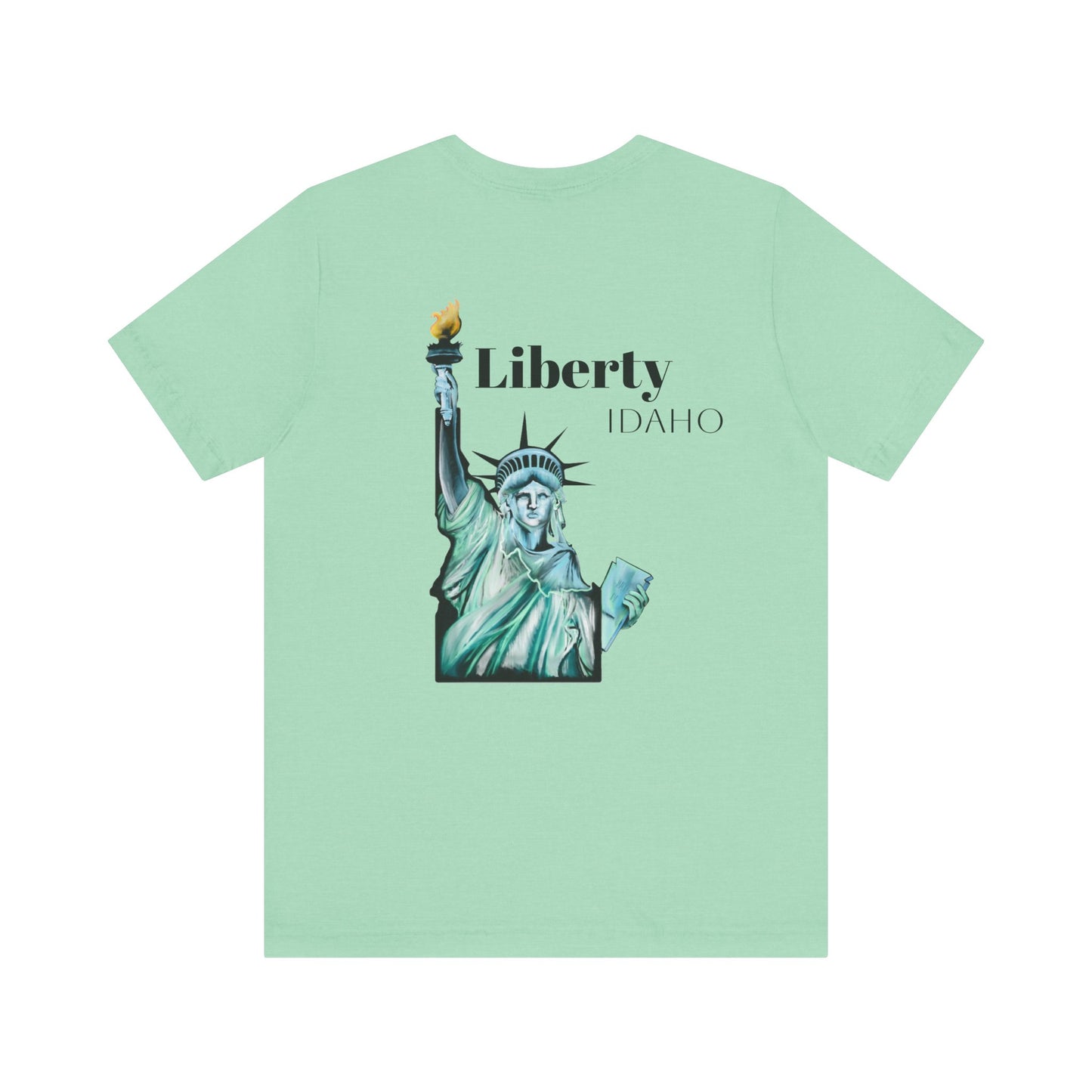 Statue of Liberty Idaho Jersey Short Sleeve Tee