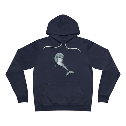 Bottlenose Dolphin Unisex Sponge Fleece Pullover Hoodie