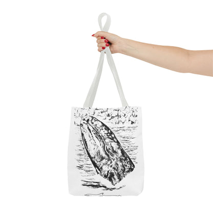 Gray Whale Tote Bag (AOP)