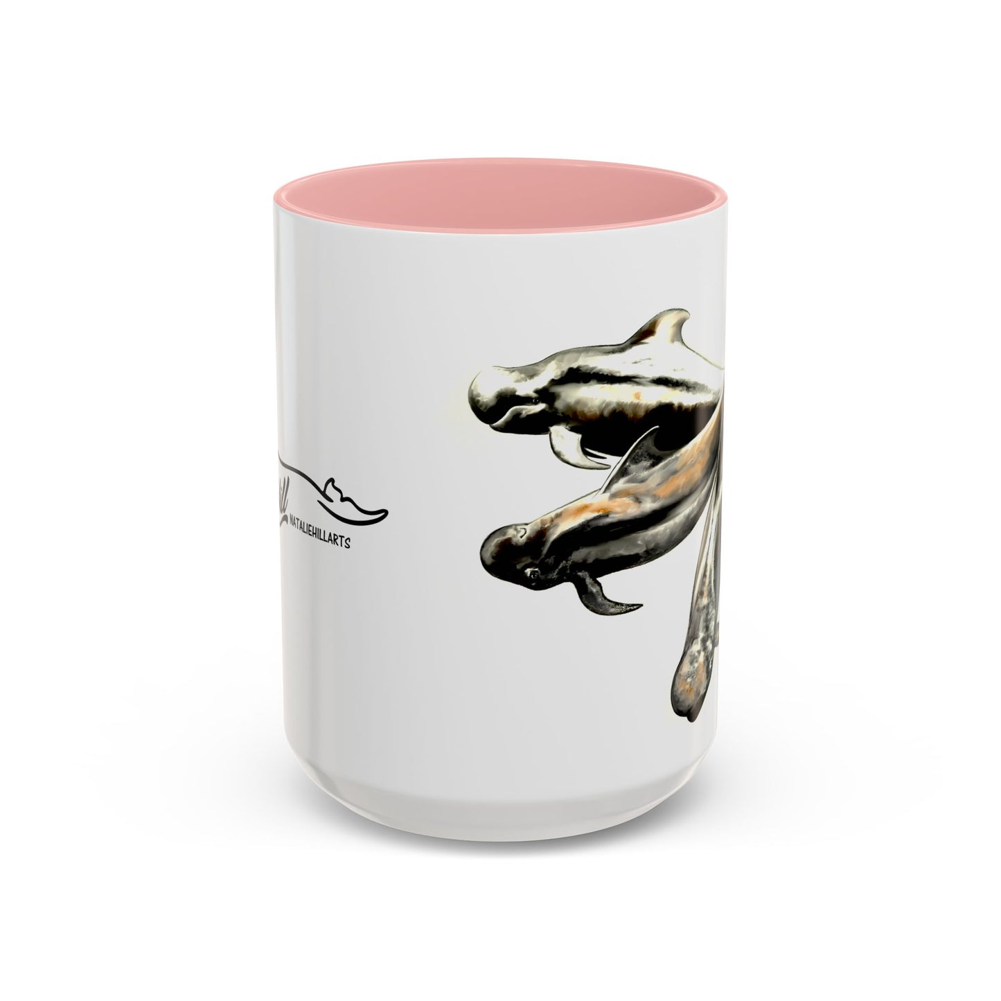 Pilot Whale Accent Coffee Mug, 15oz