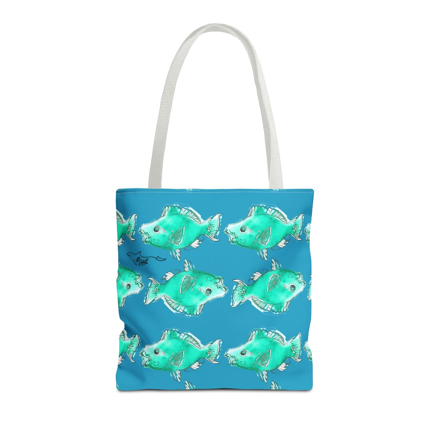 Blue Parrot FishTote Bag (AOP)