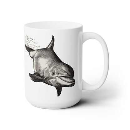 Dolphin Dive Ceramic Mug 15oz