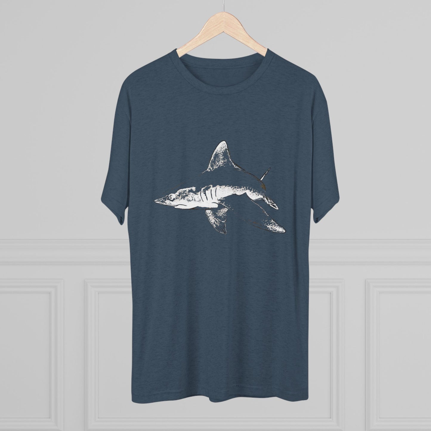 Shark Unisex Tri-Blend Crew Tee