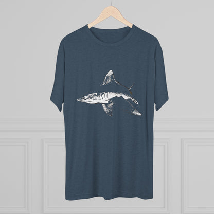 Shark Unisex Tri-Blend Crew Tee