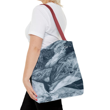 Dolphin Summit Tote Bag (AOP)