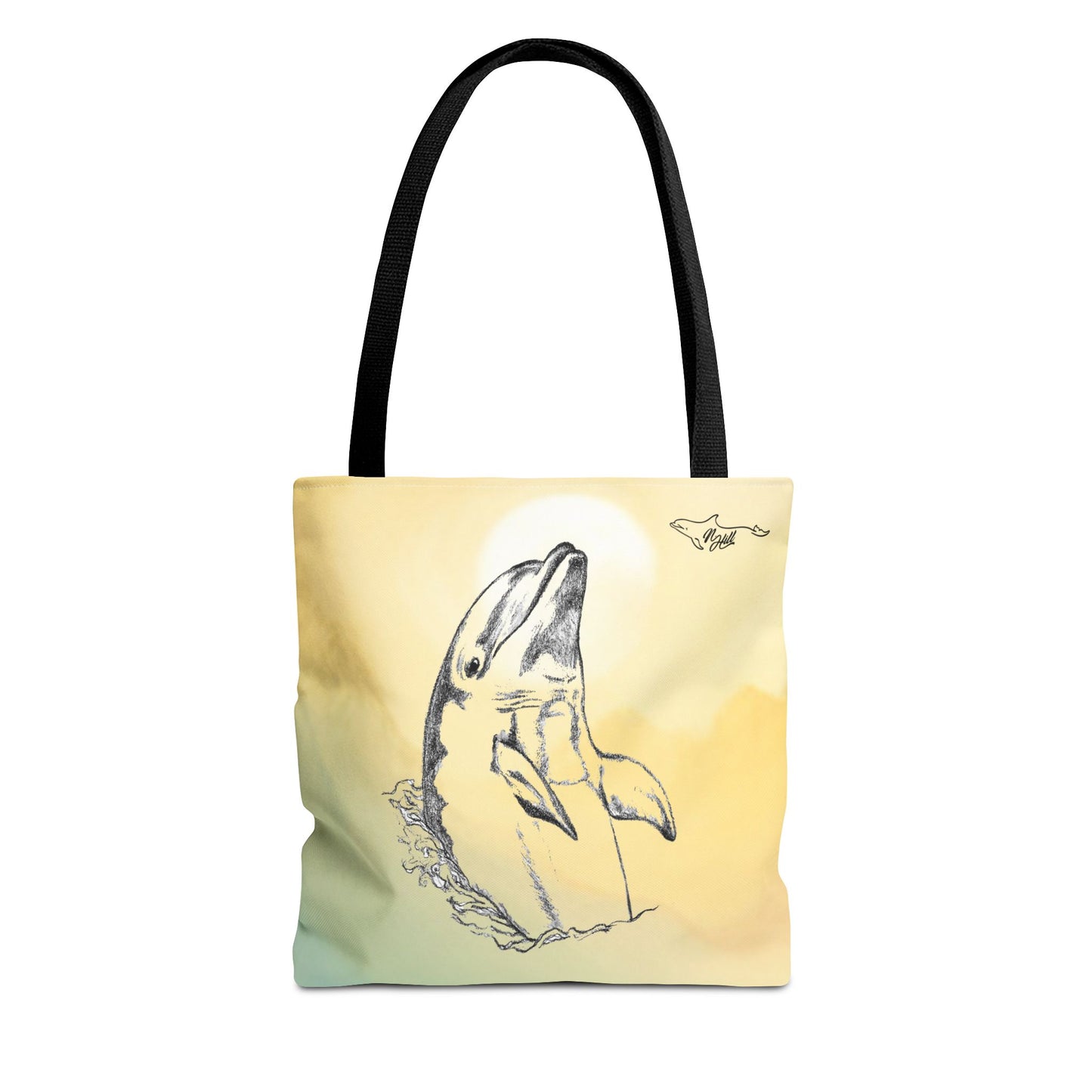 Dolphin Sun Tote Bag (AOP)