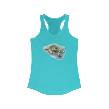 Harbor Seal Women's Ideal Racerback Tank