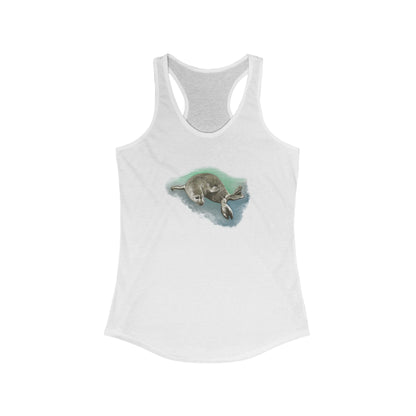 Harbor Seal Women's Ideal Racerback Tank