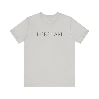 Here I Am Jersey Short Sleeve Tee