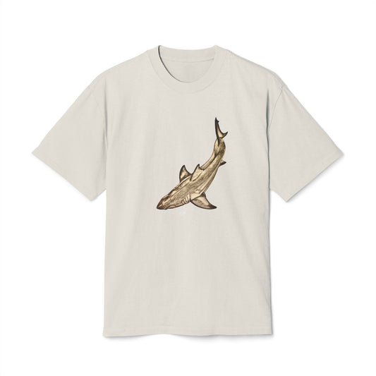 Great White Shark Unisex Heavy Faded Tee