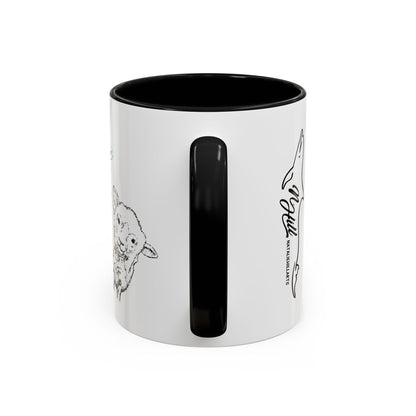 Get In The Heard Sheep Accent Coffee Mug (11, 15oz)