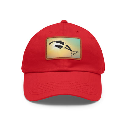 Orca Hat with Leather Patch (Rectangle)