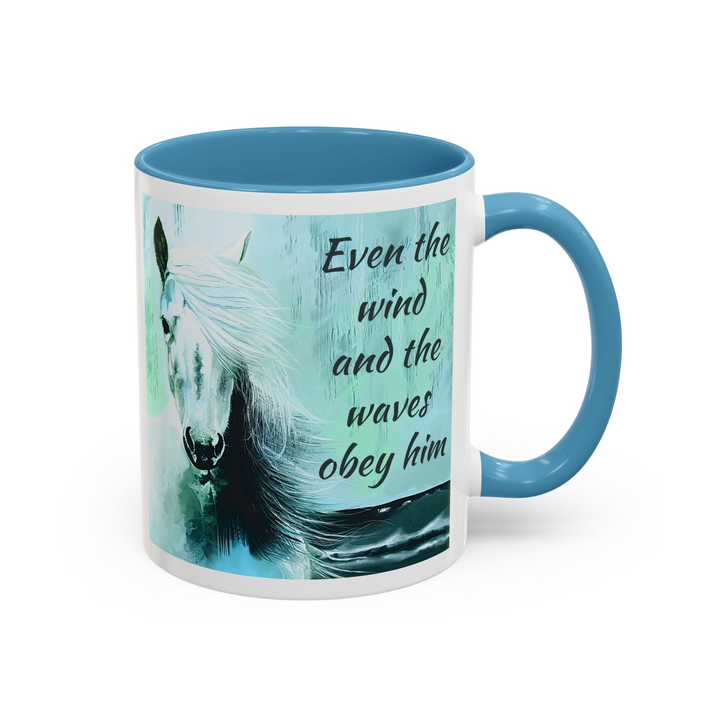 Beach Horse Accent Coffee Mug, 11oz