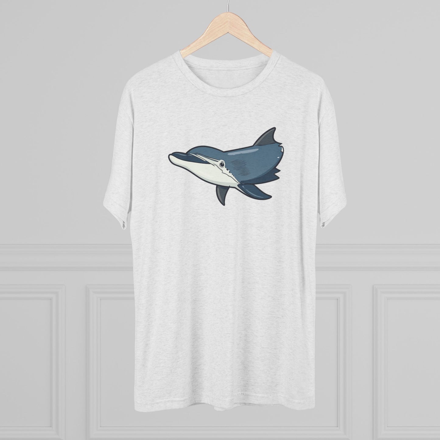Dolphin Unisex Tri-Blend Crew Tee