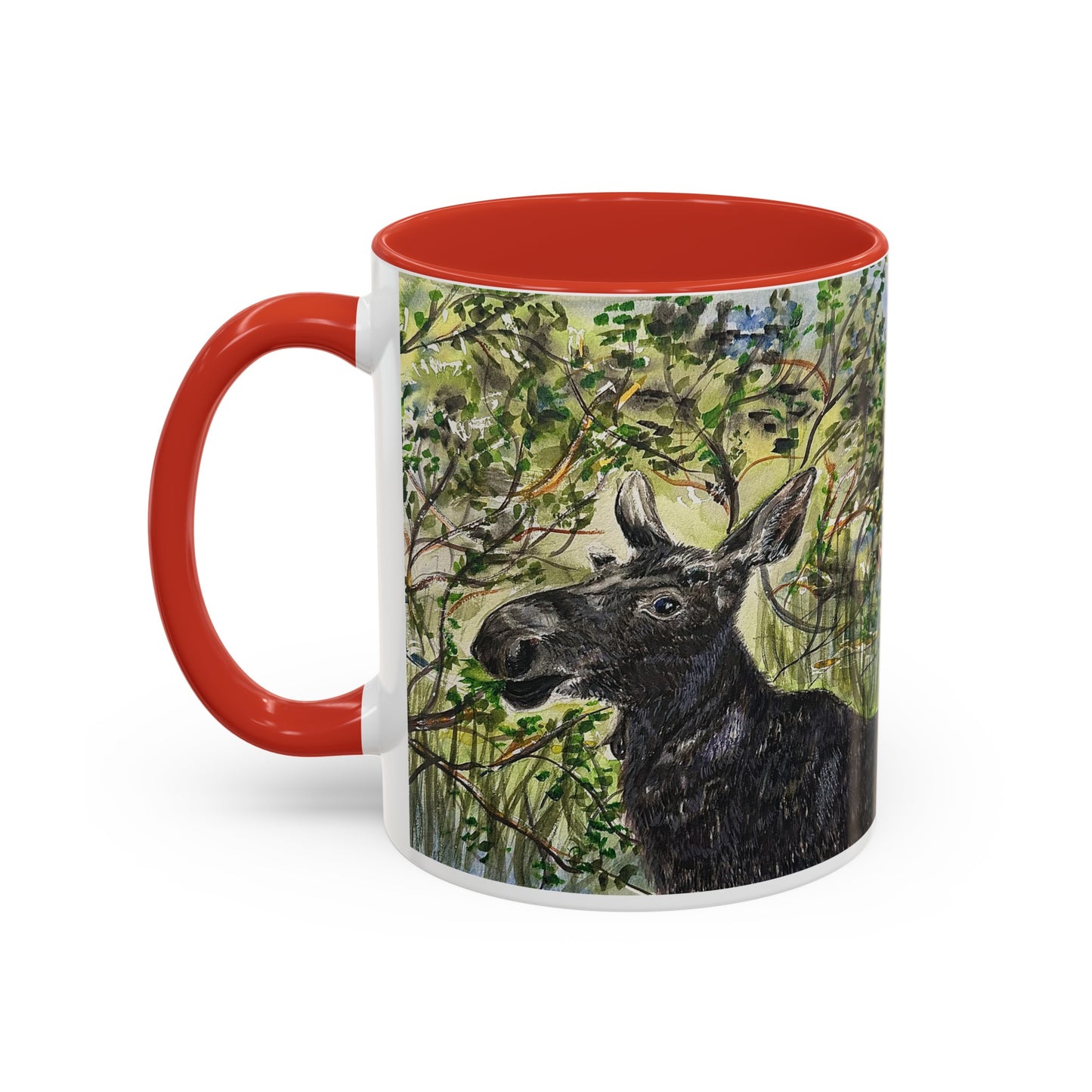 Hidden Springs Moose Accent Coffee Mug 11oz