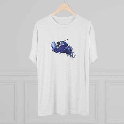 Angler Fish Unisex Tri-Blend Crew Tee