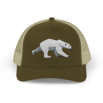 Polar Bear Snapback Trucker Cap