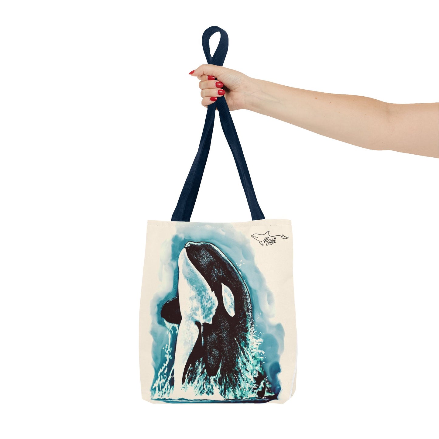 Brave Little Hunter Orca Tote Bag (AOP)