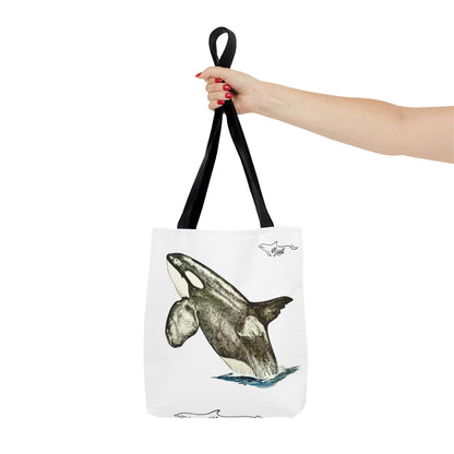 Biggs Killer Whale Chainsaw Tote Bag (AOP)