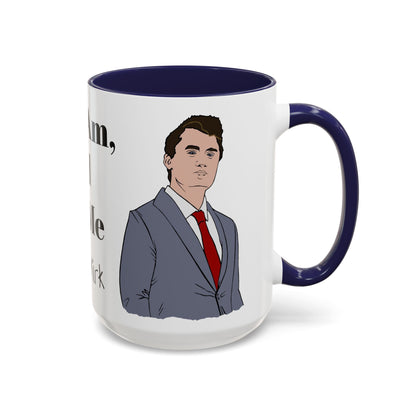 Here I Am, Lord Send Me- Charlie Kirk Accent Coffee Mug 15oz