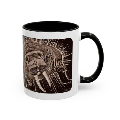 Stellar Walrus Accent Coffee Mug, 11oz