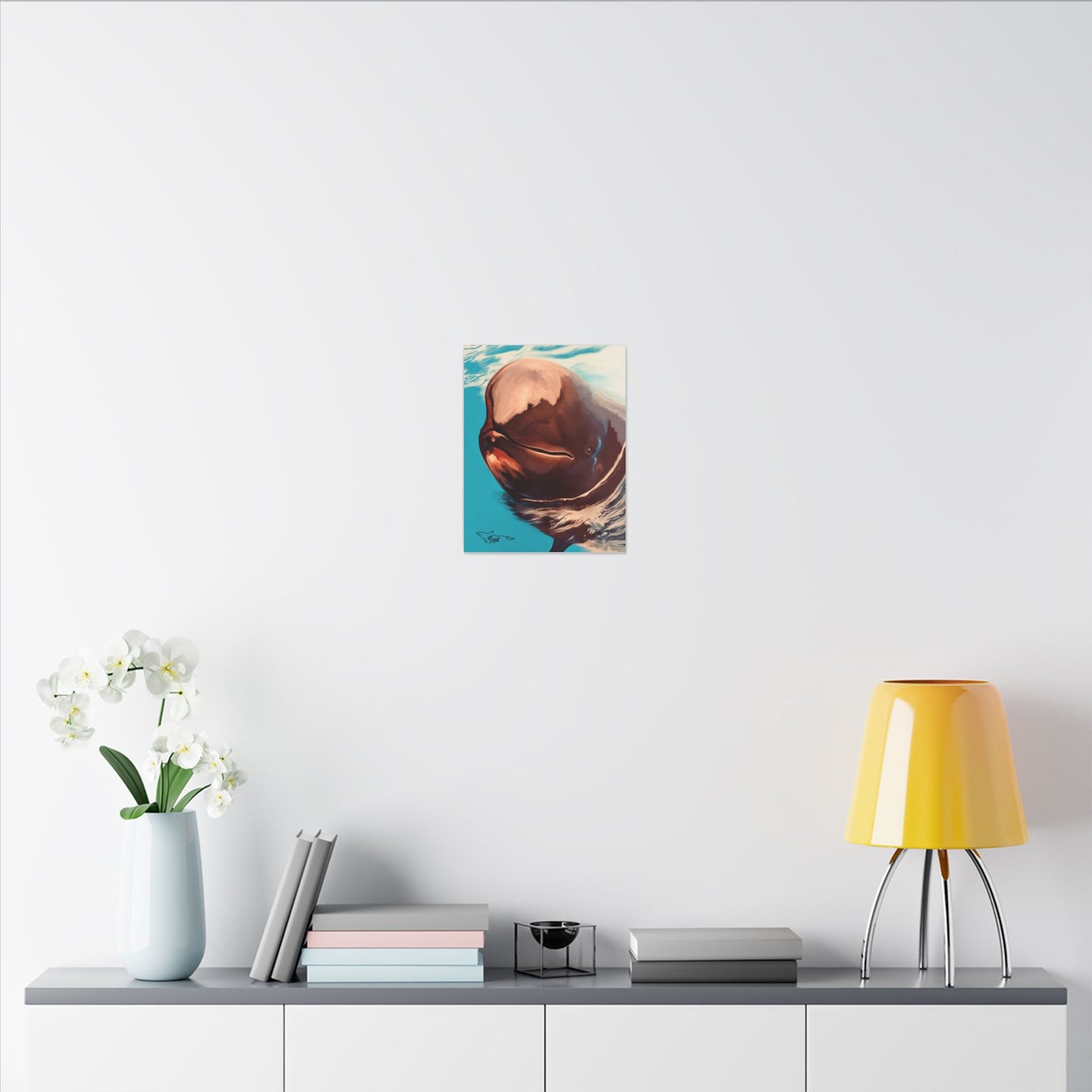 Pilot Whale Matte Canvas, Stretched, 0.75"