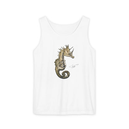 Sea Horse Unisex Garment-Dyed Tank Top