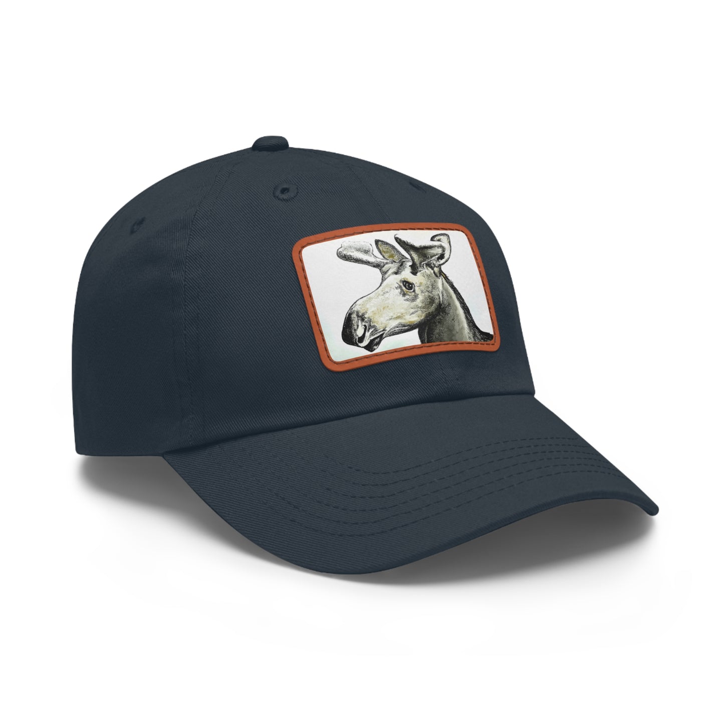 Hidden Springs Moose Hat with Leather Patch (Rectangle)