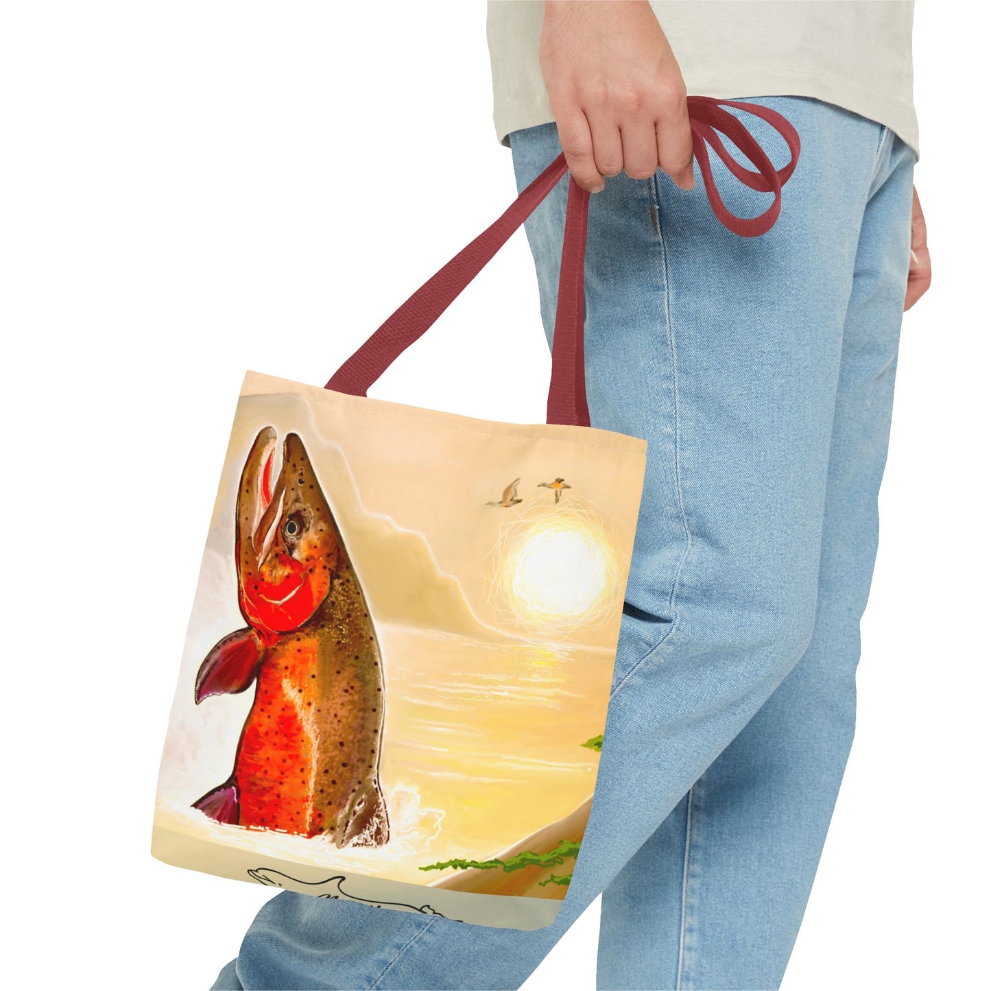 Cutthroat Trout Tote Bag (AOP)