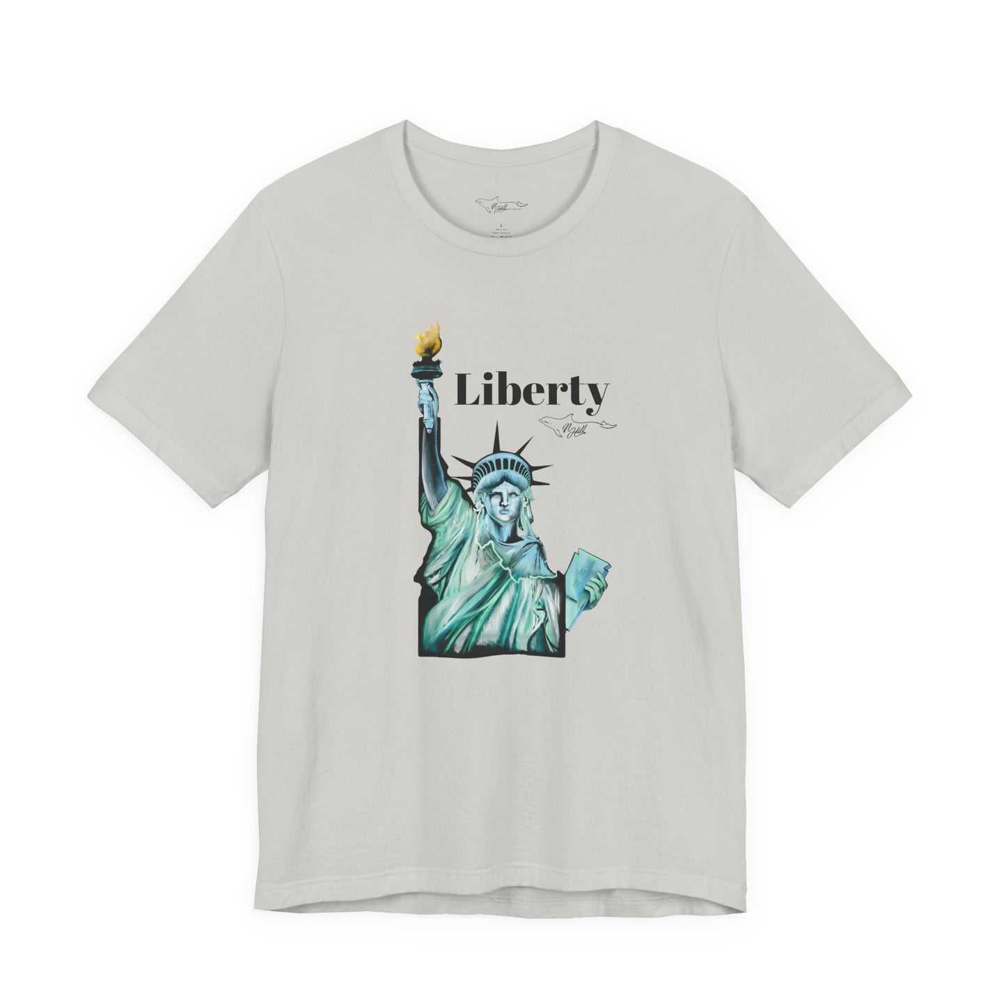 Idaho Statue of Liberty Unisex Jersey Short Sleeve Tee