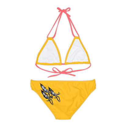 Tropical Squid Strappy Bikini Set (AOP)