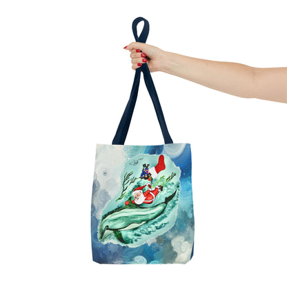 Deep Dive Delivery Santa Clause Tote Bag (AOP)