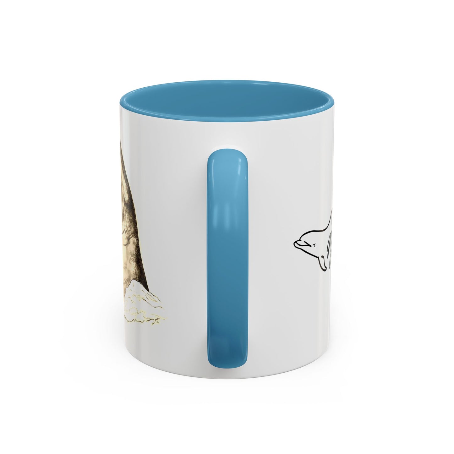 Kekaimalu Wholphin Accent Coffee Mug, 11oz