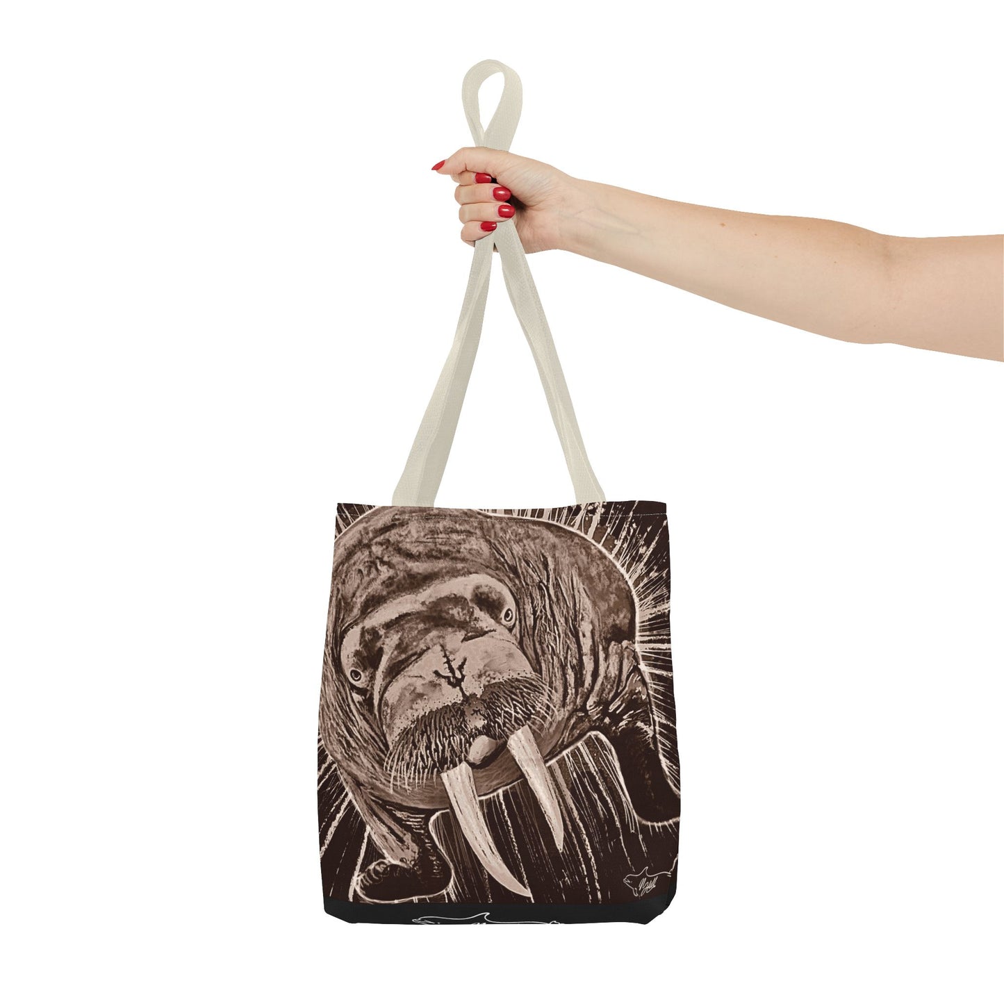 Stellar Walrus Tote Bag (AOP)