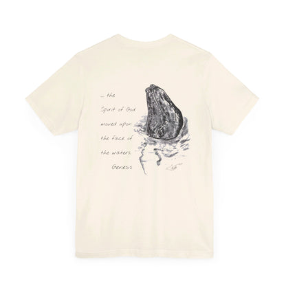 Humpback Whale/Scripture Unisex Jersey Short Sleeve Tee