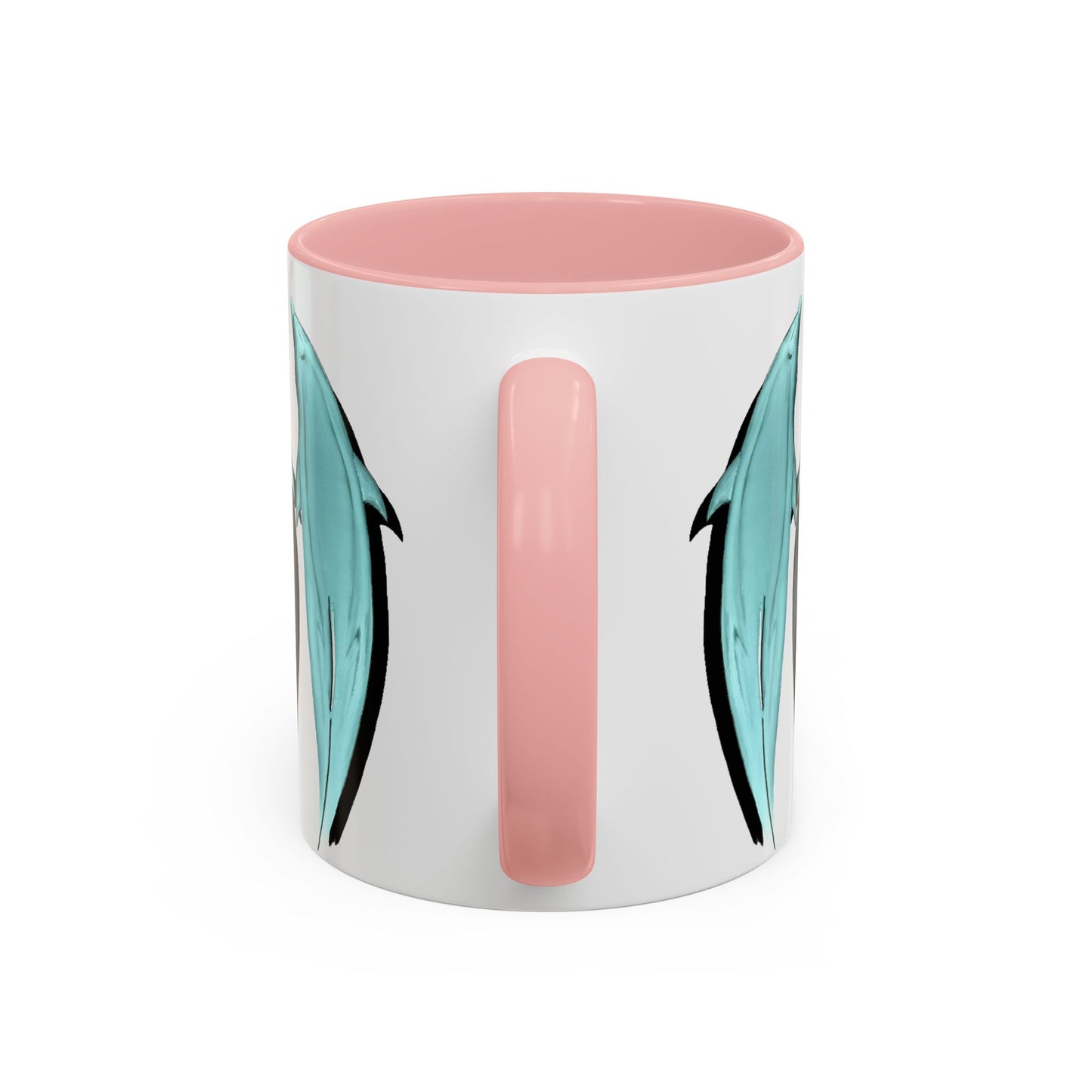 Dolphin Bow Ride Accent Coffee Mug (11, 15oz)