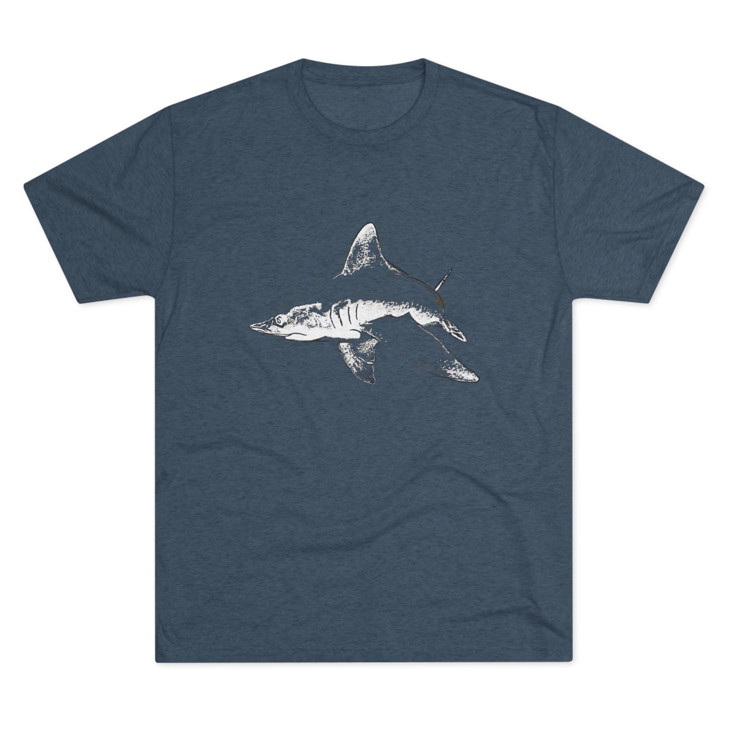 Shark Unisex Tri-Blend Crew Tee