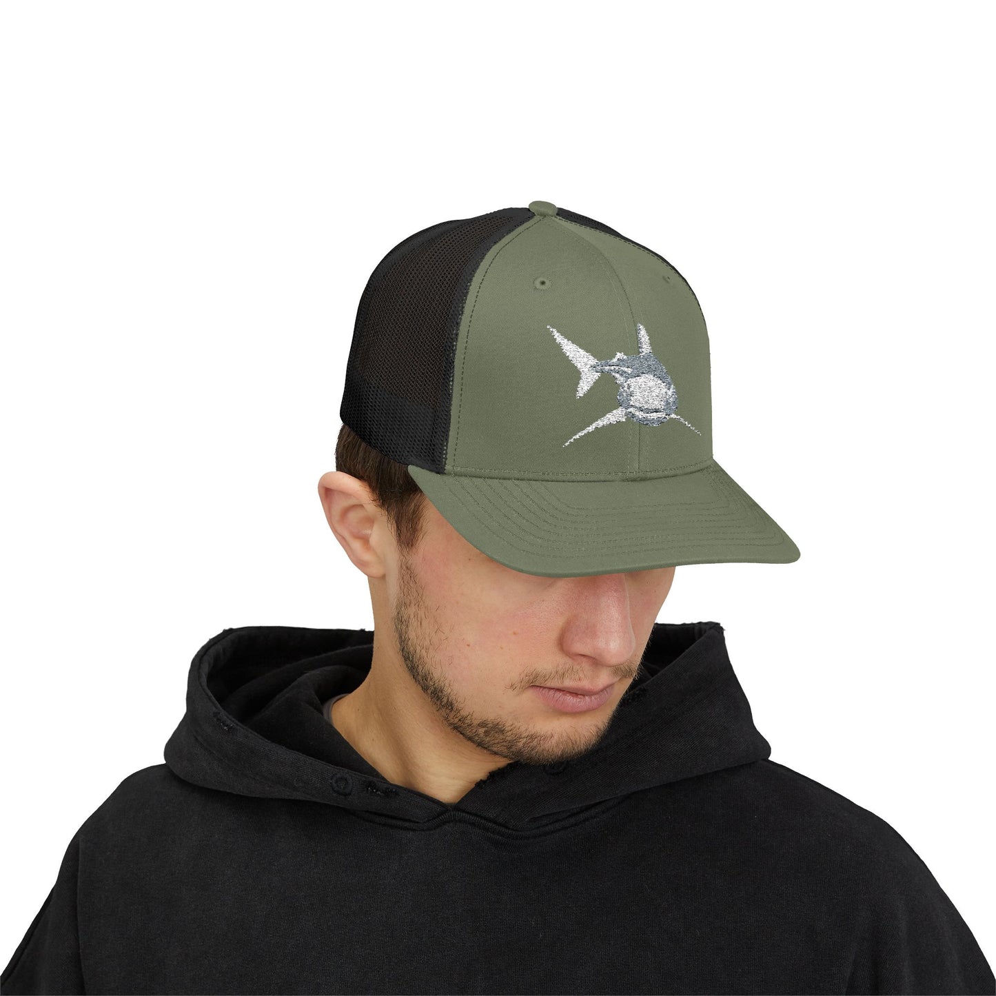 Shark Snapback Trucker Cap