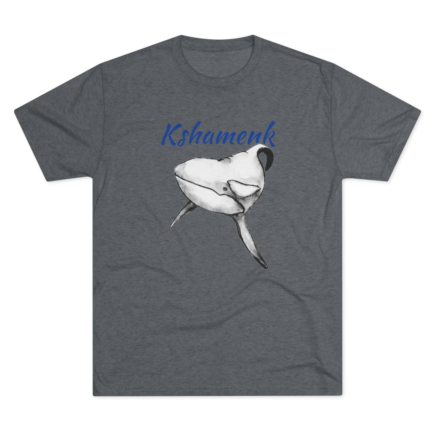 Kshamenk Orca Whale Unisex Tri-Blend Crew Tee