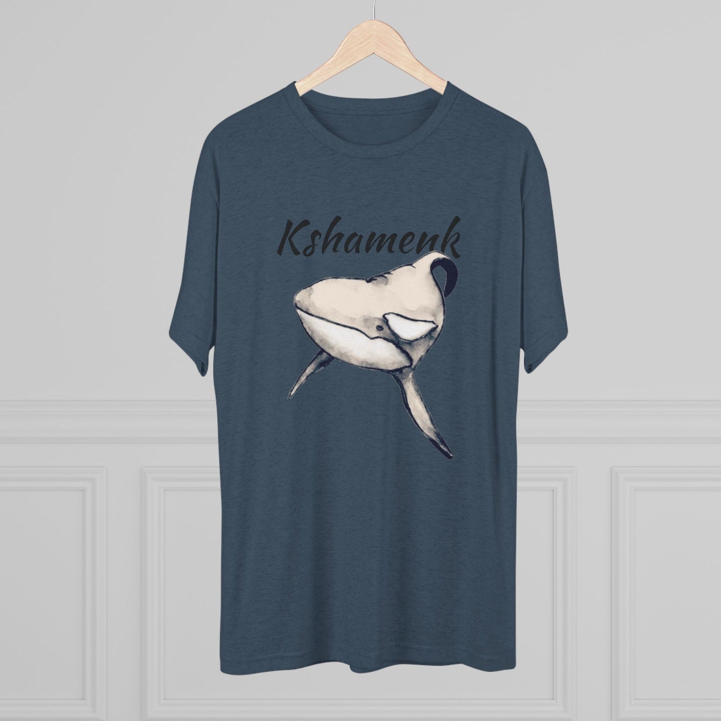 Kshamenk Orca Whale Unisex Tri-Blend Crew Tee