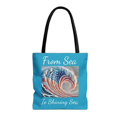 Flag Ocean Tote Bag (AOP)