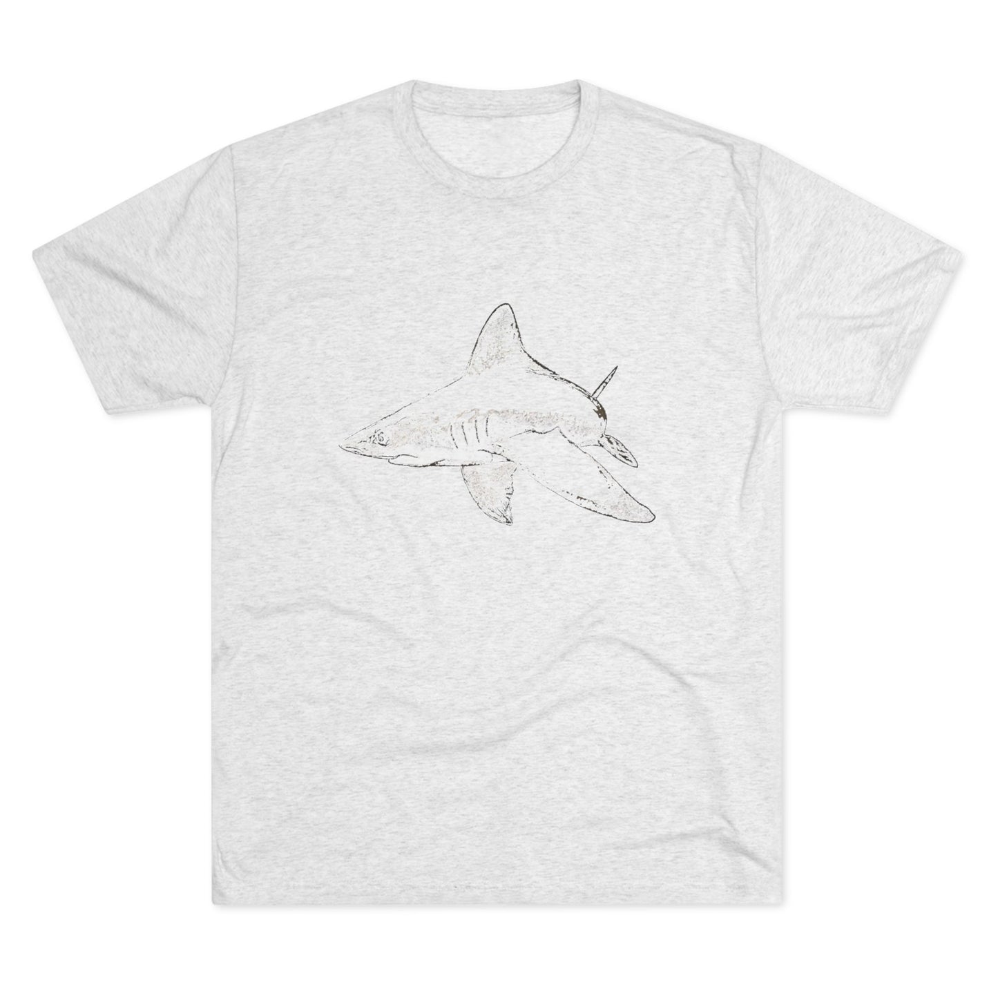 Shark Unisex Tri-Blend Crew Tee