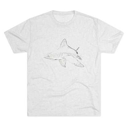 Shark Unisex Tri-Blend Crew Tee