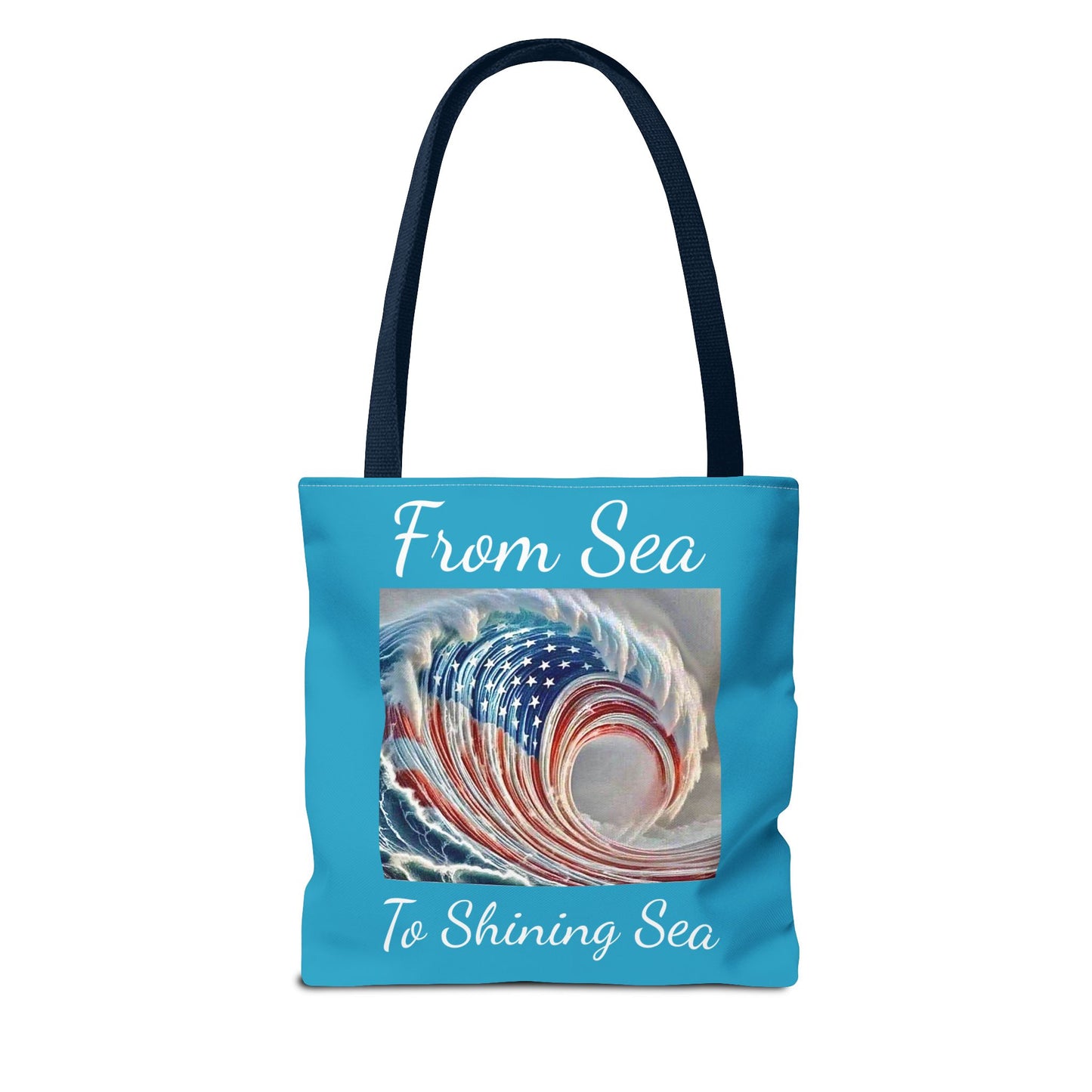 Flag Ocean Tote Bag (AOP)