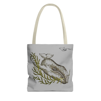 Gray Whale Tote Bag (AOP)