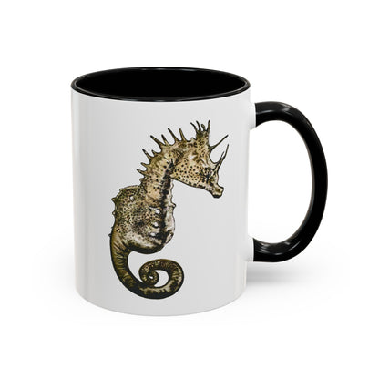 Sea Horse Accent Coffee Mug, 11oz